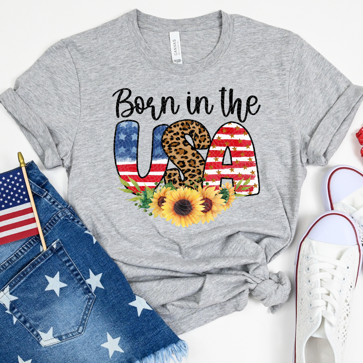 BORN IN THE USA - DTF TRANSFER