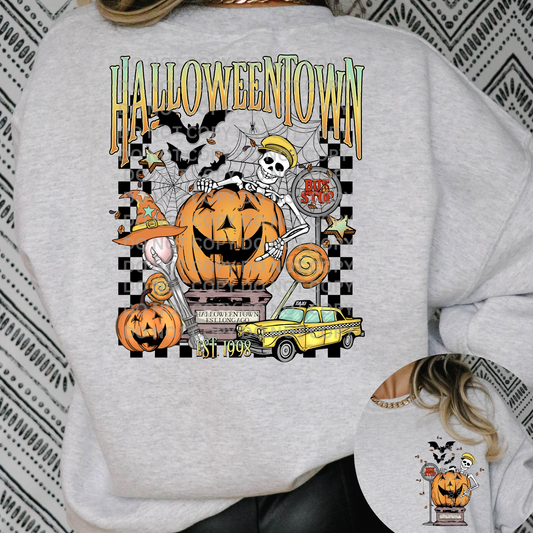 HALLOWEENTOWN EST 1998 W/ POCKET - DTF TRANSFER