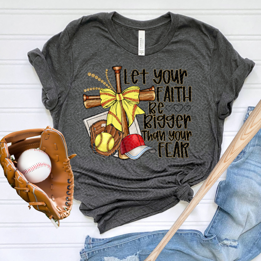 SOFTBALL FAITH - DTF TRANSFER