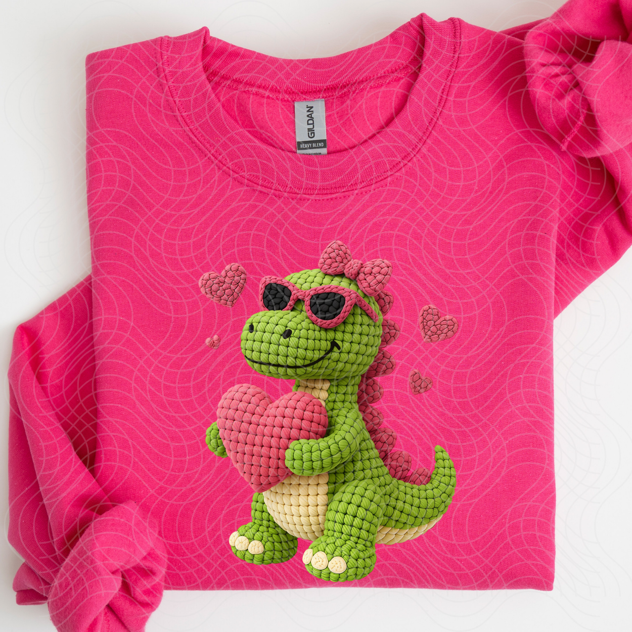 FAUX YARN DINO - DTF TRANSFER