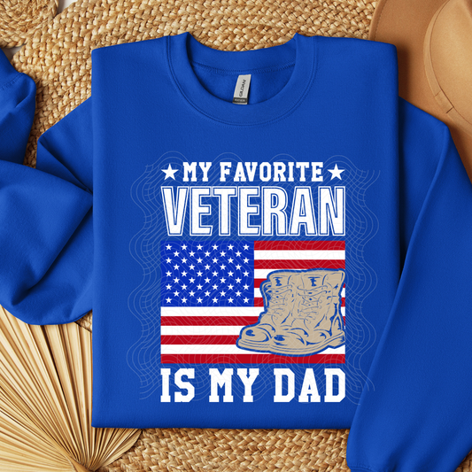 FAV VETERAN IS MY DAD - DTF TRANSFER