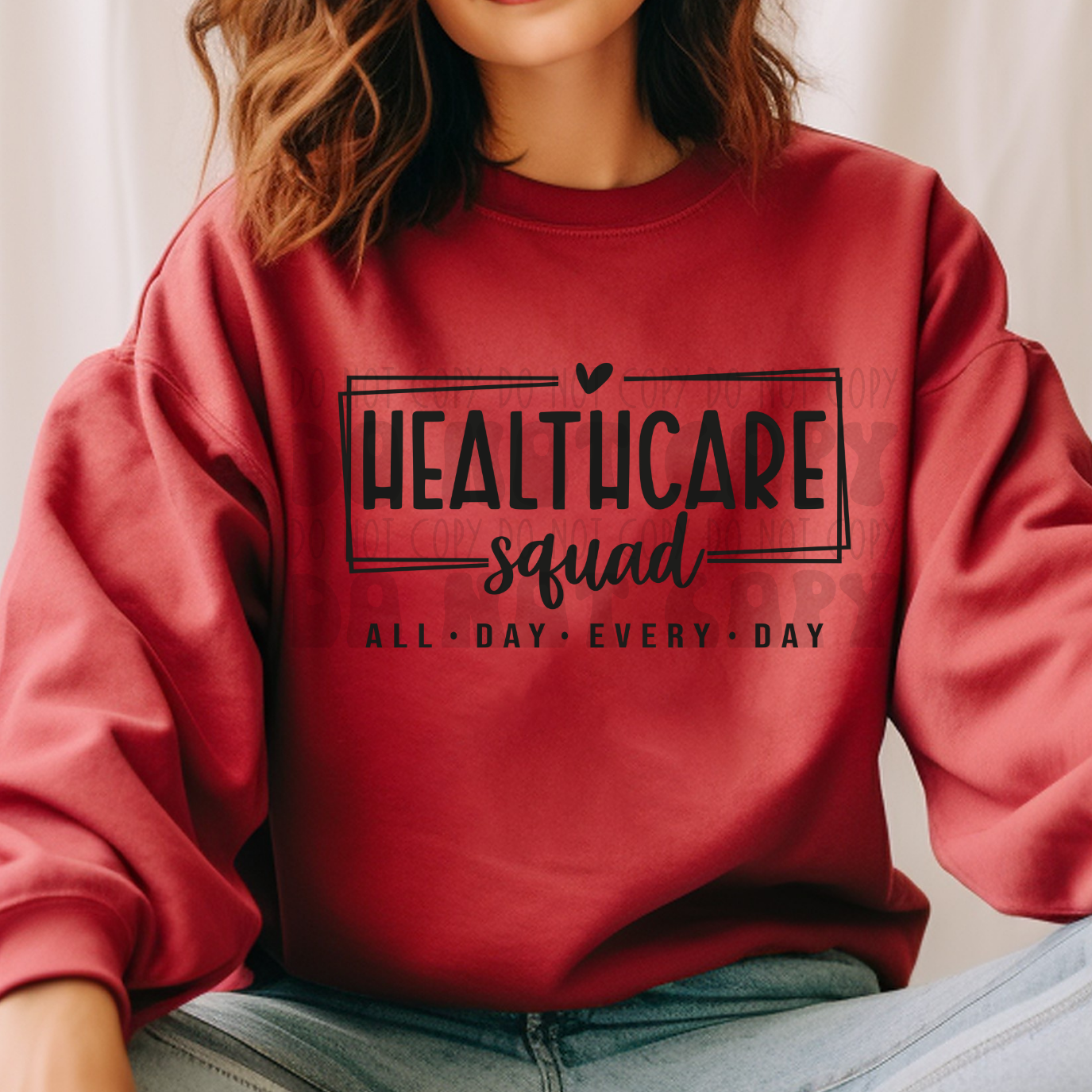 HEALTHCARE SQUAD BLK - DTF TRANSFER