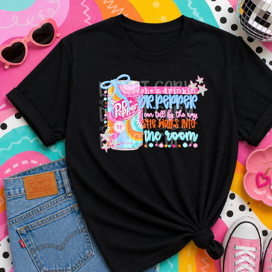 SHE'S DRINKIN' - DTF TRANSFER