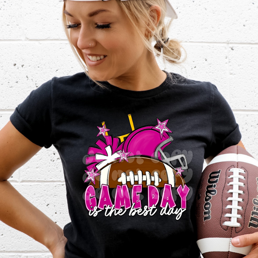 GAME DAY IS THE BEST DAY PINK - DTF TRANSFER