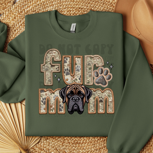 MASTIFF - FAUX EMBROIDERY - DTF TRANSFER
