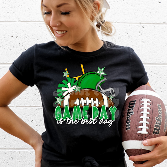 GAME DAY IS THE BEST DAY GREEN - DTF TRANSFER