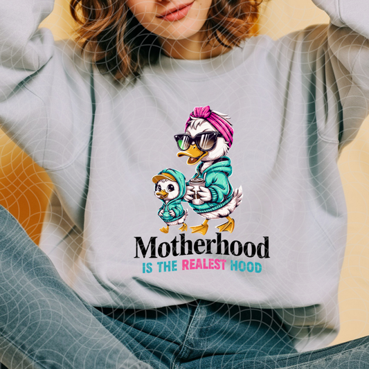 MOTHERHOOD IS THE REALIST - DTF TRANSFER