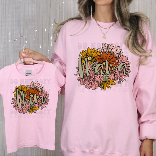 MINI FLORAL - DTF TRANSFER