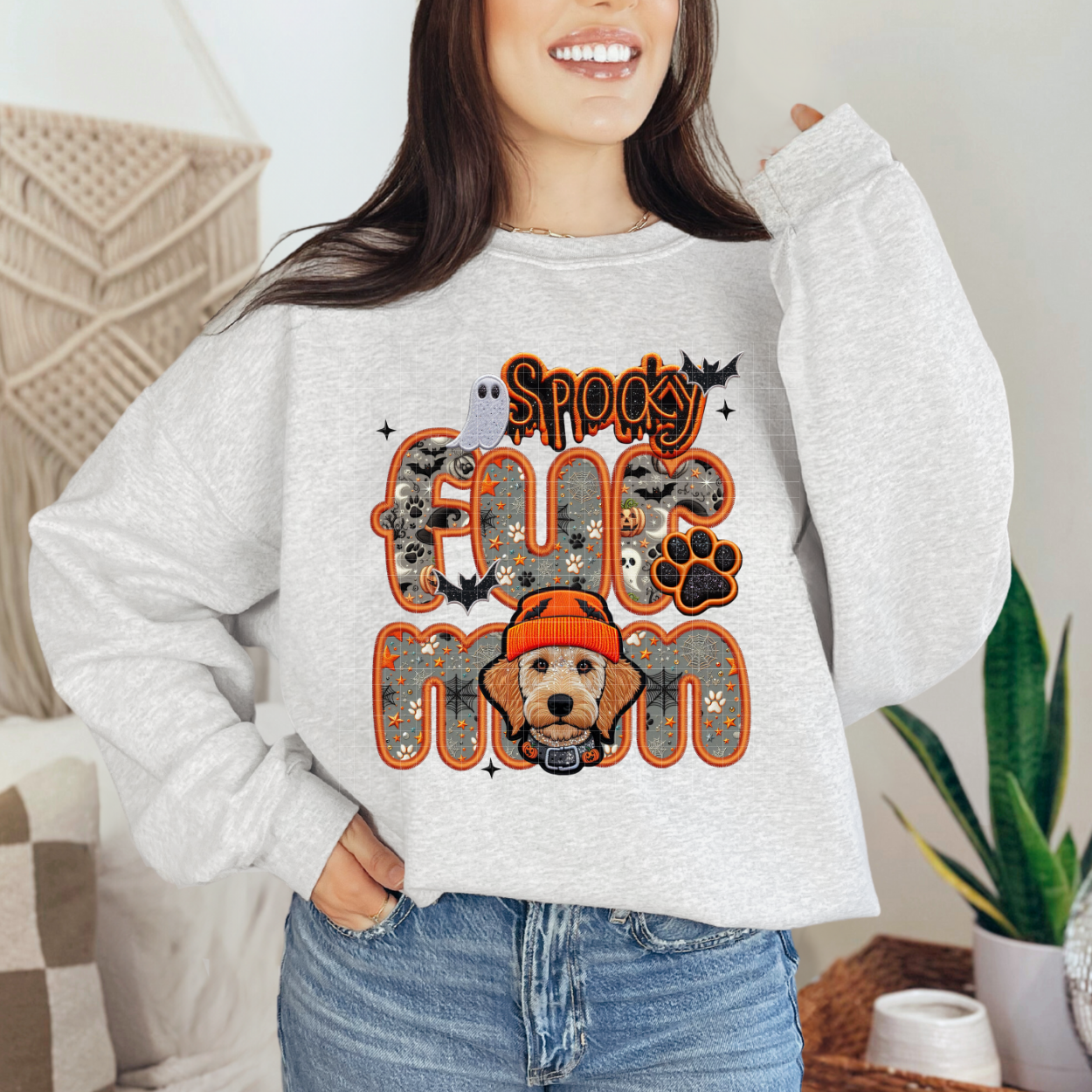 SPOOKY FUR MOM 14 - DTF TRANSFER