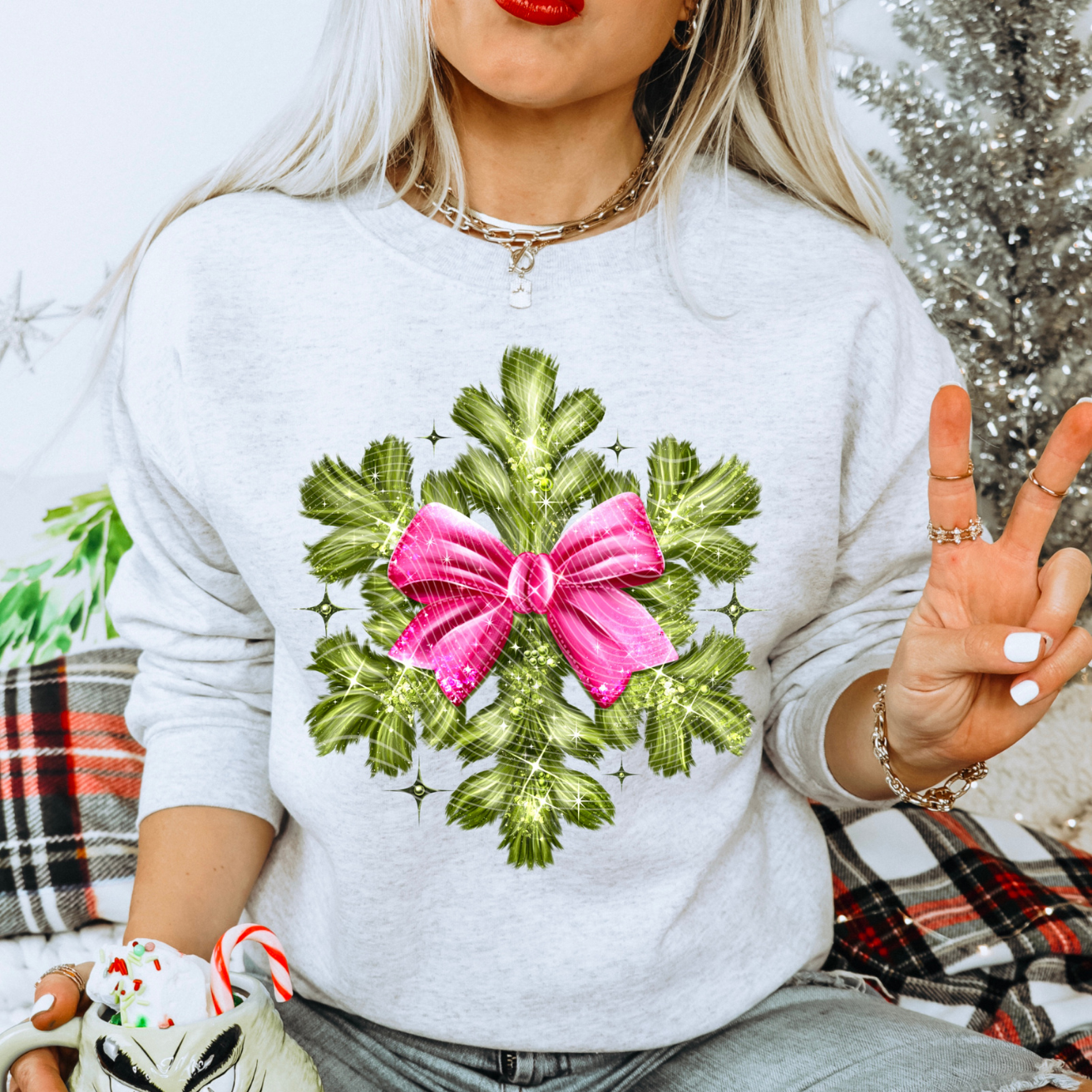 FUR SNOWFLAKE - DTF TRANSFER