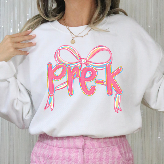 PRE K BOW - DTF TRANSFER