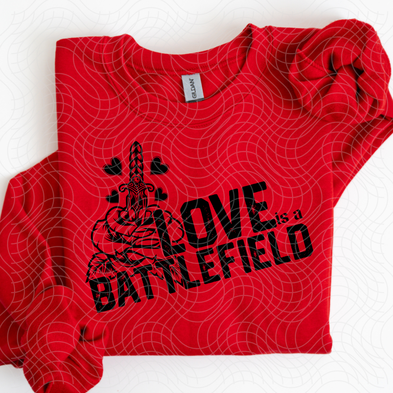 LOVE IS A BATTLEFIELD - DTF TRANSFER