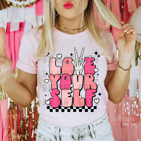 LOVE YOURSELF - DTF TRANSFER