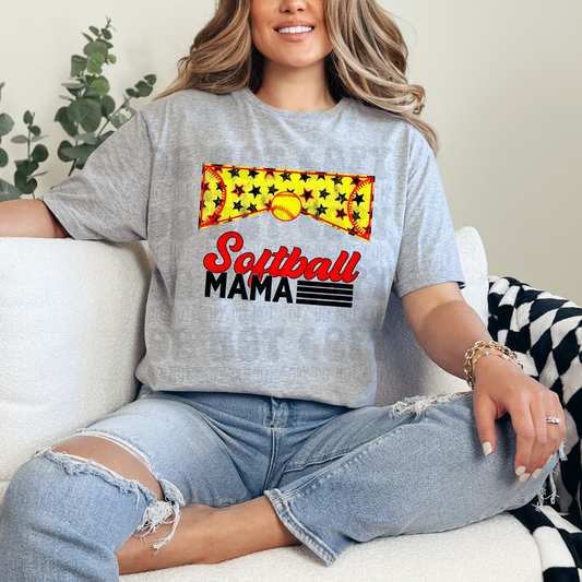 SOFTBALL MAMA - DTF TRANSFER