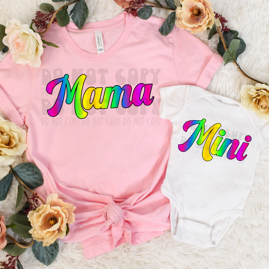 MAMA COLORFUL - DTF TRANSFER