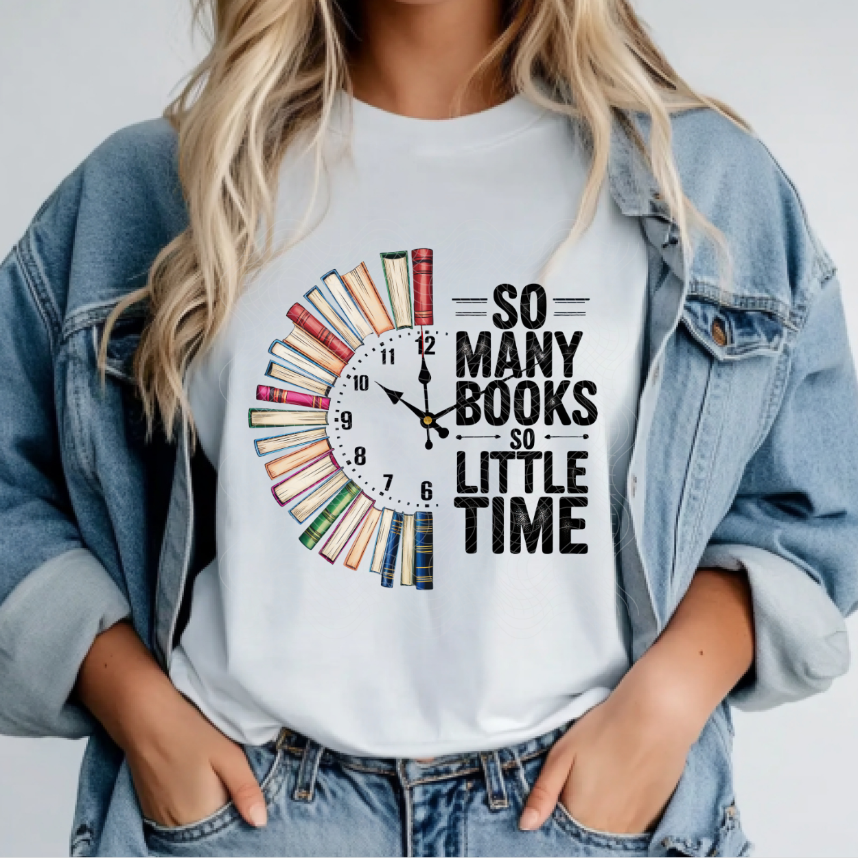 SO MANY BOOKS, SO LITTLE TIME - DTF TRANSFER