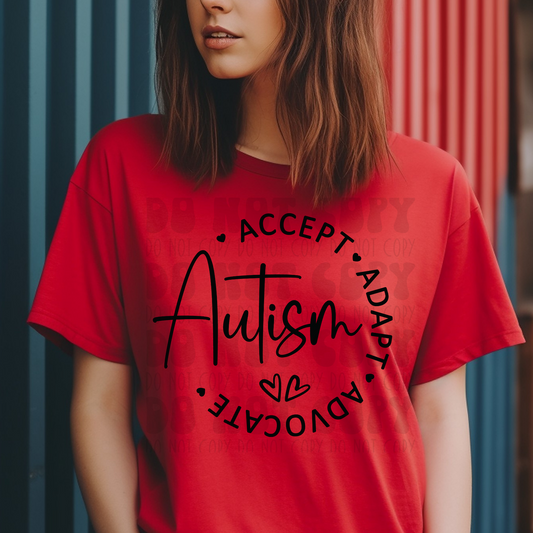 AUTISM - ACCEPT, ADAPT, ADVOCATE - DTF TRANSFER