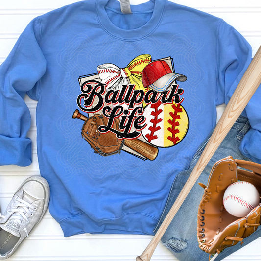 BALLPARK LIFE BOTH SPORTS - DTF TRANSFER