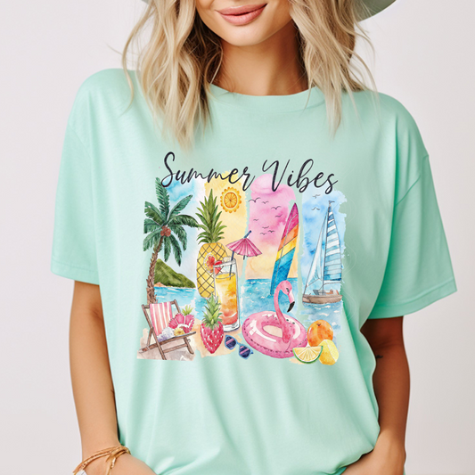 SUMMER VIBES - DTF TRANSFER