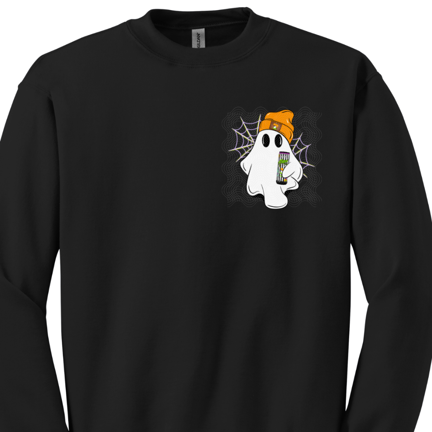 STRIPE DRINK GHOST - DTF TRANSFER