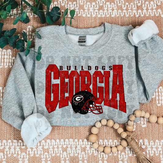 GEORGIA DISTRESSED - DTF TRANSFER