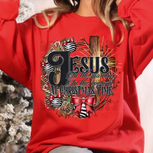 JESUS AT CHRISTMAS TIME - DTF TRANSFER