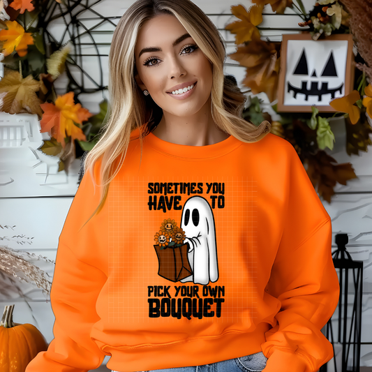 PICK YOUR OWN BOUQUET BLACK - DTF TRANSFER