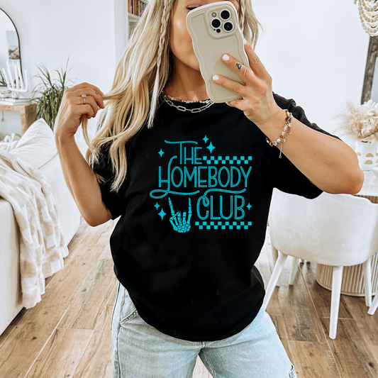 THE HOMEBODY CLUB BLUE - DTF TRANSFER