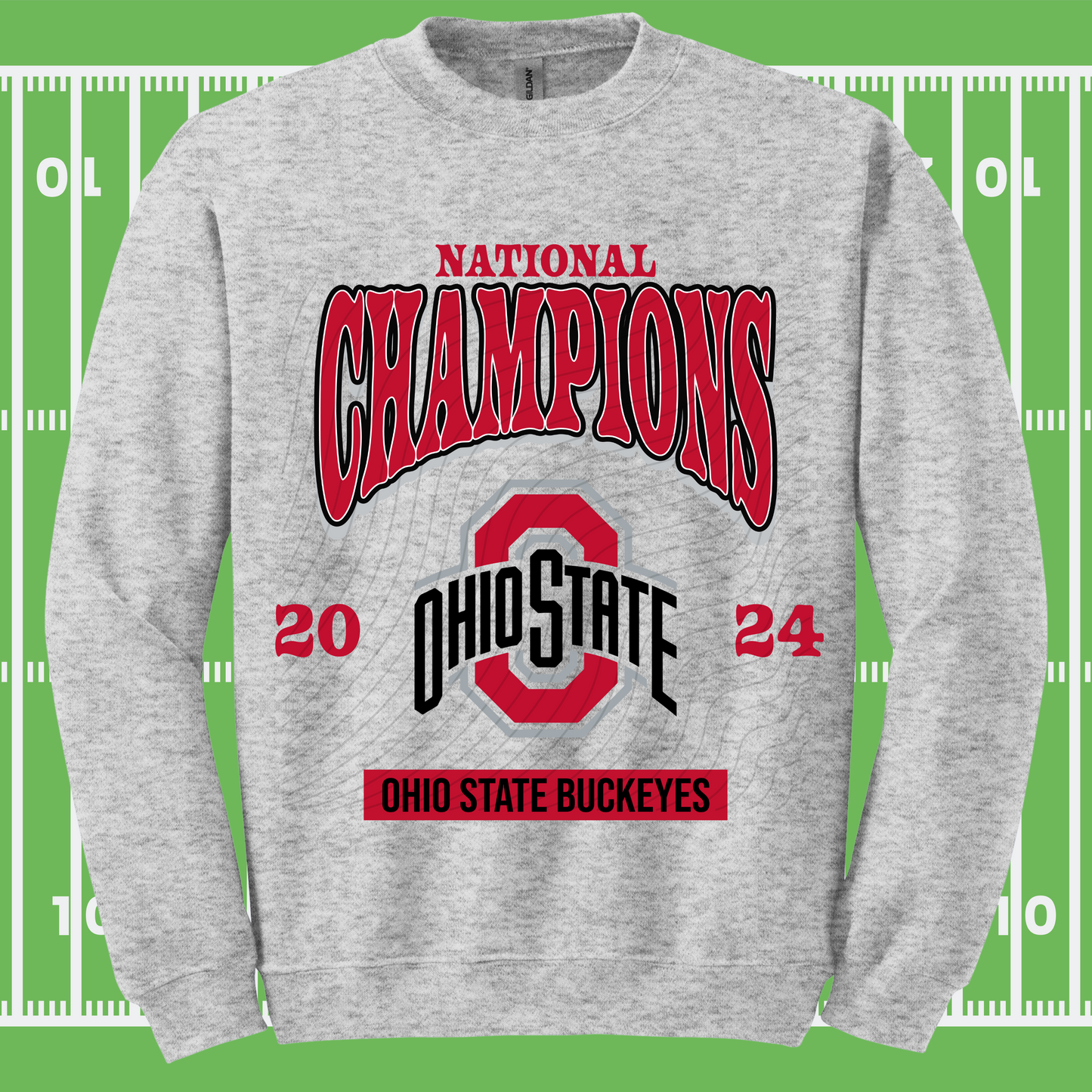 OH CHAMPS BLK 2024 - DTF TRANSFER