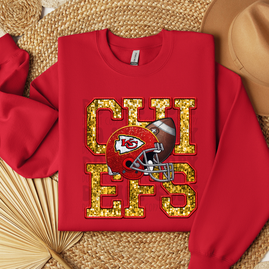 KC FAUX SEQUINS VARSITY - DTF TRANSFER