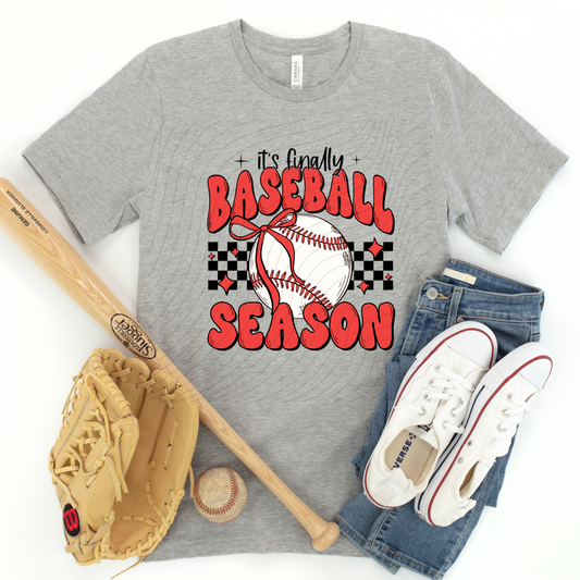 FINALLY BASEBALL SEASON - DTF TRANSFER