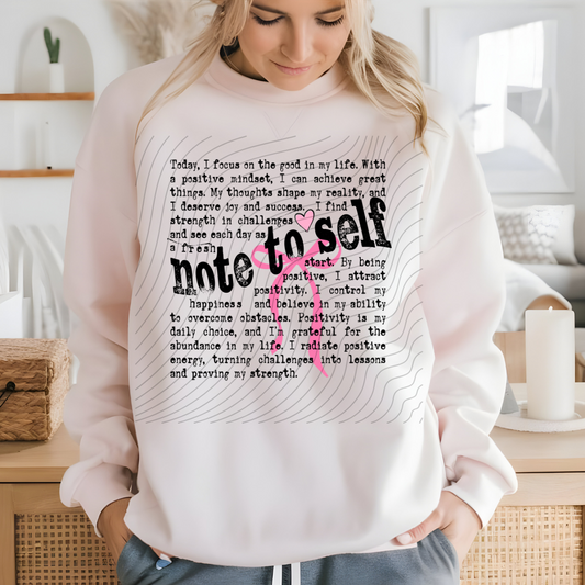 NOTE TO SELF - DTF TRANSFER