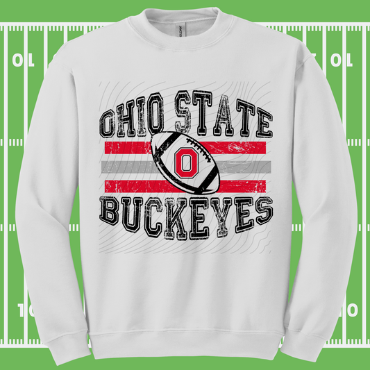 STRIPE BUCK EYES DISTRESSED - DTF TRANSFER