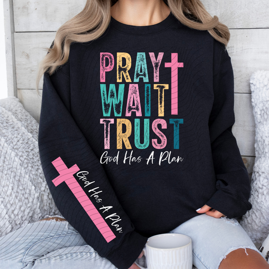 PRAY W/ SLEEVE - DTF TRANSFER