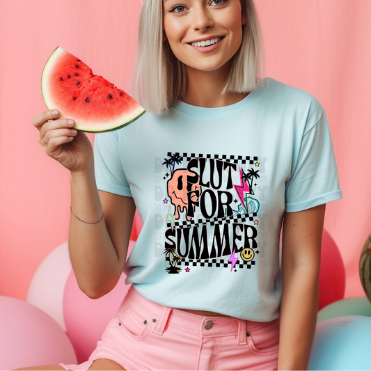 SLUT FOR SUMMER - DTF TRANSFER