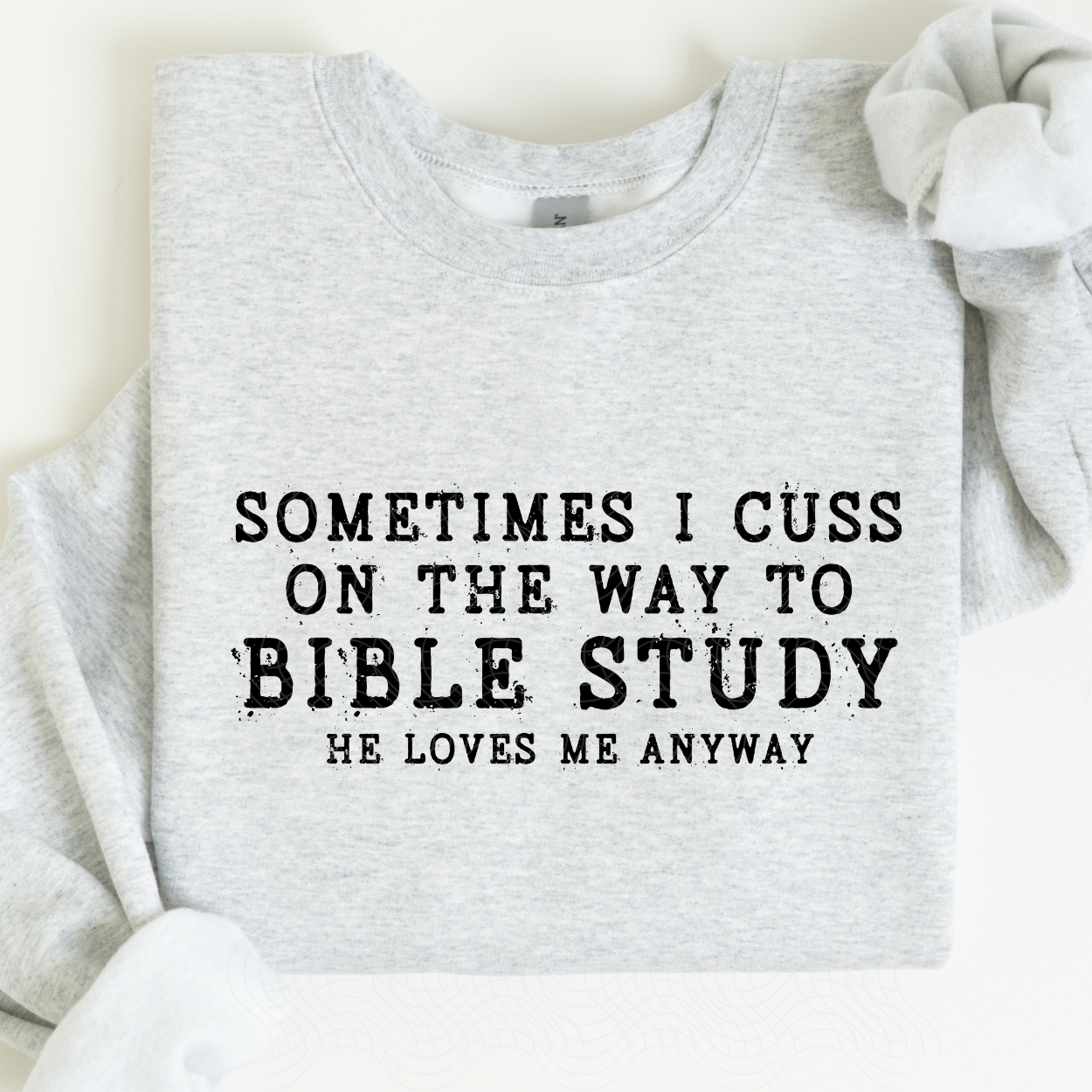 HE LOVES ME ANYWAY BLK - DTF TRANSFER