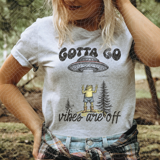 VIBES ARE OFF - DTF TRANSFER