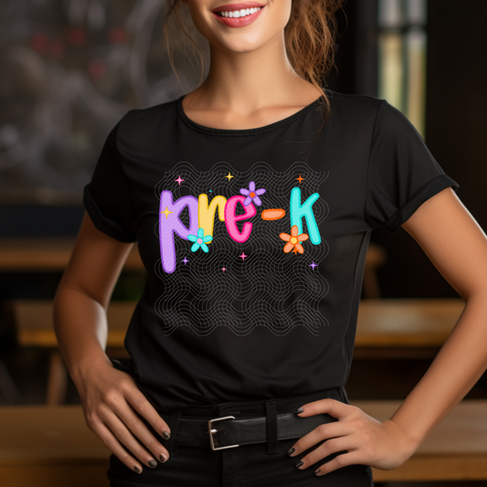 PRE K BRIGHT - DTF TRANSFER
