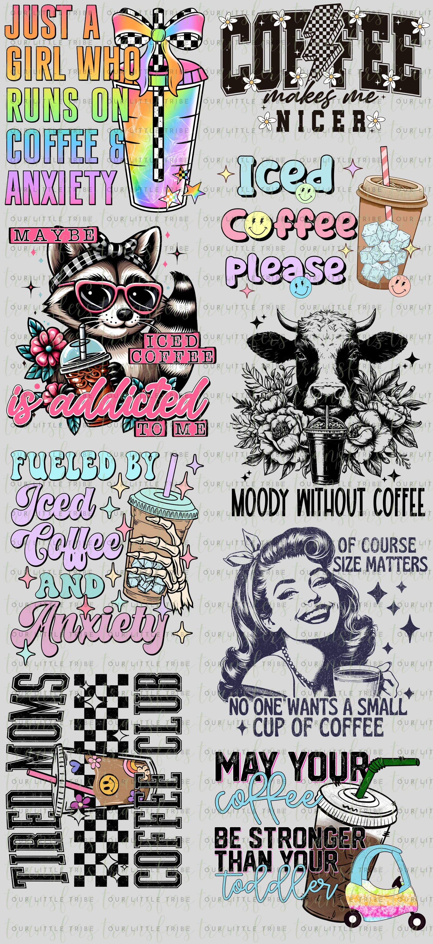 COFFEE PREMADE - GANG SHEET 22x48