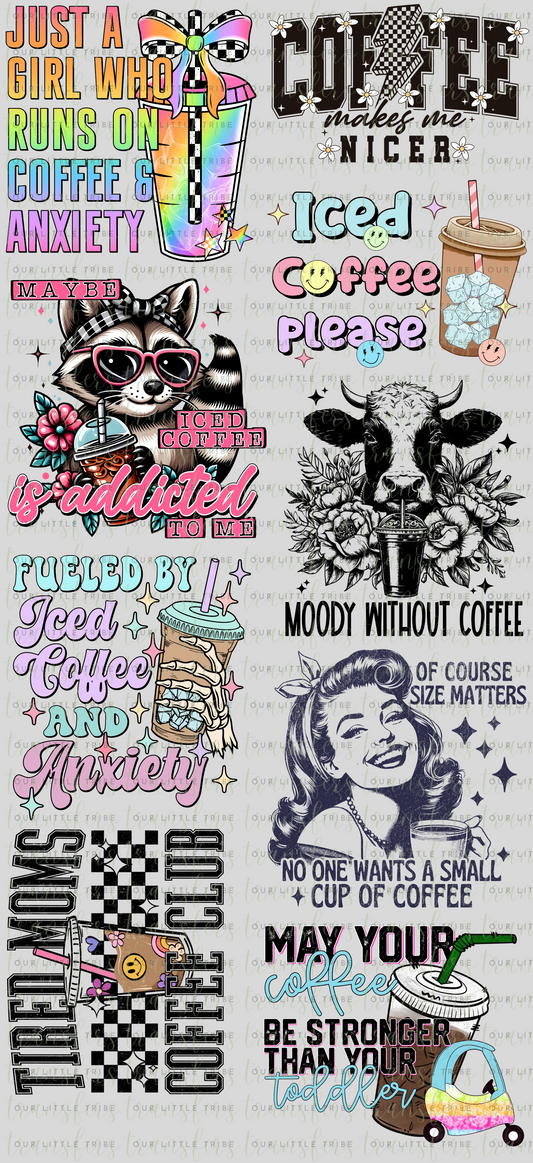 COFFEE PREMADE - GANG SHEET 22x48