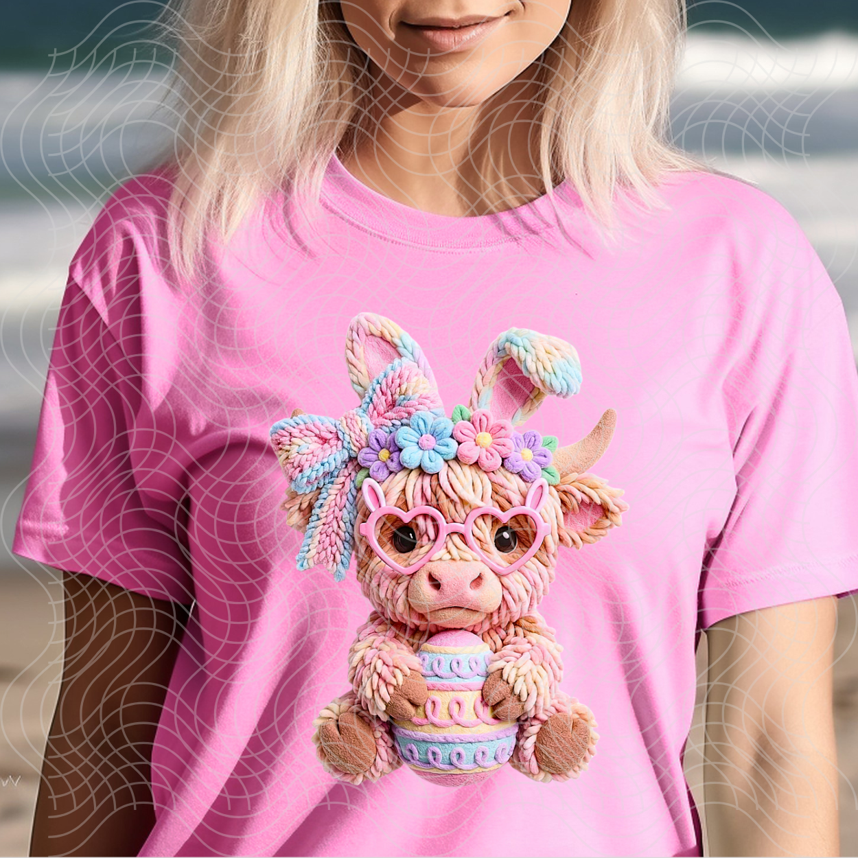 EASTER COW - DTF TRANSFER