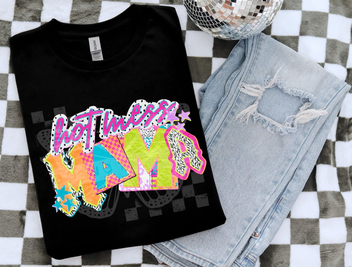 HOT MESS MAMA - DTF TRANSFER