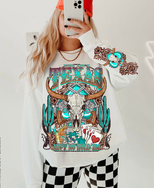 TEXAS W/SLEEVE - DTF TRANSFER