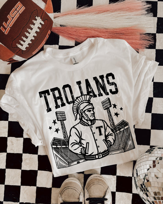 TROJANS FOOTBALL MASCOT - DTF TRANSFER