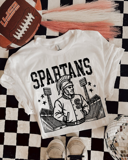 SPARTANS FOOTBALL MASCOT - DTF TRANSFER