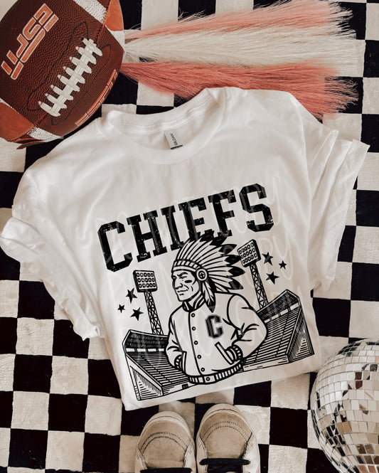 CHIEFS FOOTBALL MASCOT - DTF TRANSFER