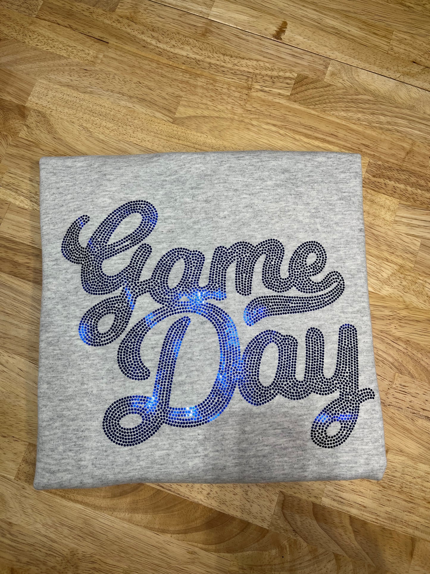 ROYAL BLUE GAME DAY - BLING SPANGLE TRANSFER