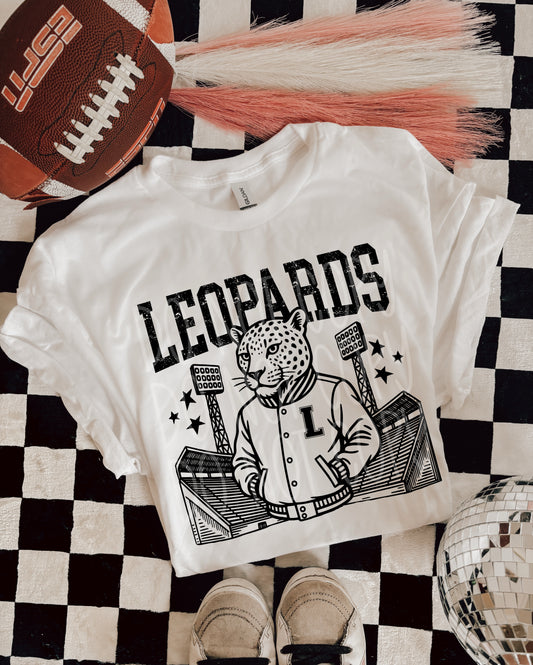 LEOPARDS FOOTBALL MASCOT - DTF TRANSFER