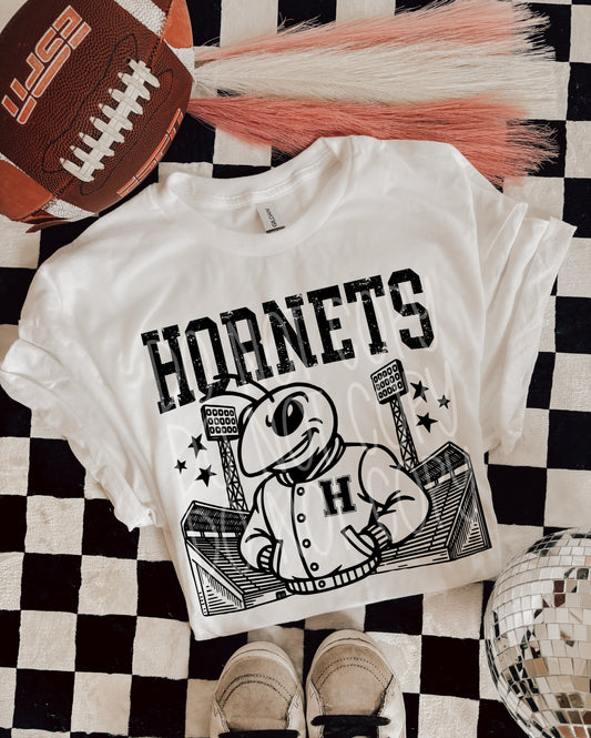 HORNETS FOOTBALL MASCOT - DTF TRANSFER