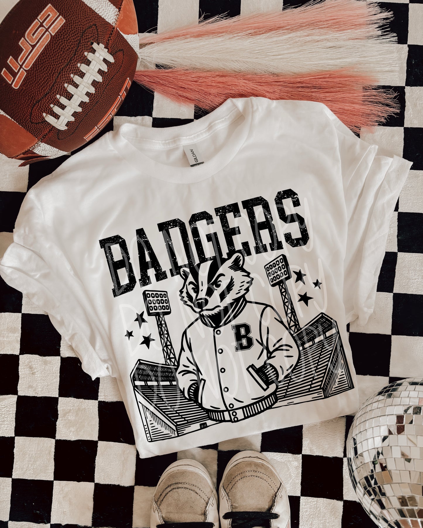 BADGERS FOOTBALL MASCOT - DTF TRANSFER